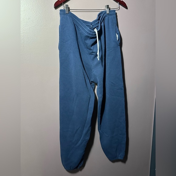 Hanes Premium Navy Joggers - Picture 2 of 6